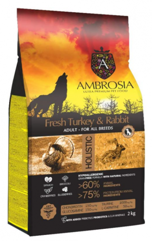 Ambrosia GF Adult Turkey & Rabbit