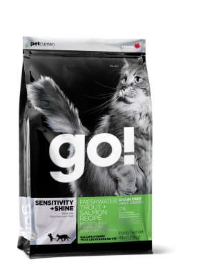GO! SENSITIVITY + SHINE™ Grain Free Freshwater Trout & Salmon Cat Recipe