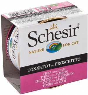 Schesir Cat Tuna with Ham