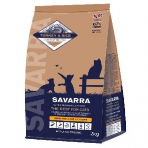 SAVARRA Adult Cat Light Turkey and Rice