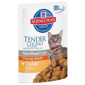 Hill's Sterilised Cat Young Adult Chicken с Курицей