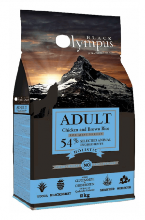 Black Olympus Adult Mini Chicken & Turkey