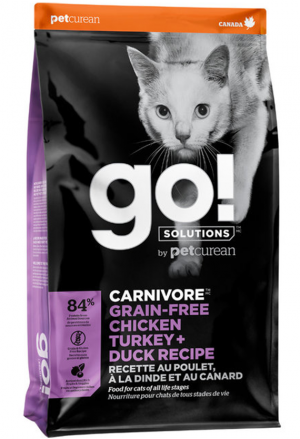 GO! CARNIVORE GF Chicken, Turkey + Duck Recipe CF 46/18