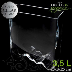 Аквариум AQUA DECORIS волна 20x8x25, 3,5 L