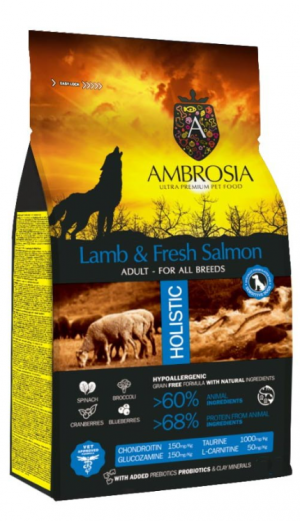 Ambrosia GF Adult Lamb & Salmon