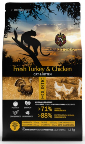 Ambrosia GF Cat Turkey Chicken