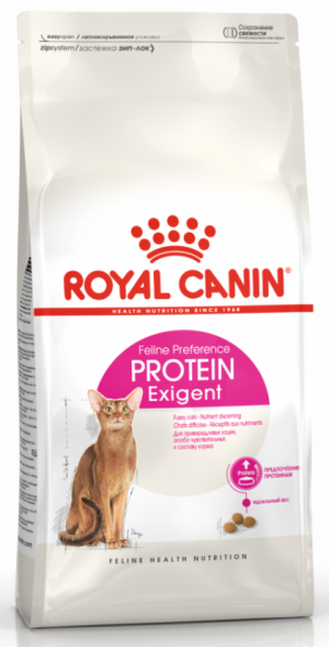 Корм Royal Canin (1-12 лет), Exigent 42 Protein Preference