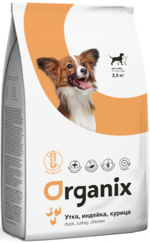 Organix Adult Dog Duck, Turkey & Chicken