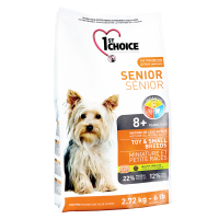 1st CHOICE Senior Mature or Less Active Toy & Small Breeds