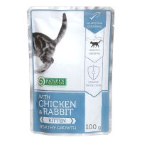 Nature's Protection With Chicken & Rabbit Kitten Healthy Growth
