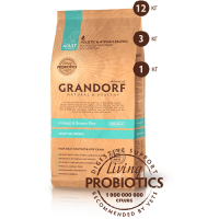 Grandorf Living Probiotics 4 Meat & Brown Rice Adult All Breeds