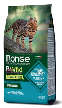 Monge BWild Cat Grain Free Sterilized Tuna (Тунец)