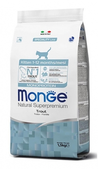 Monge Cat Monoprotein Kitten Trout (Форель)