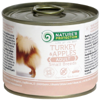 Nature's Protection Dog Adult Small Breeds Turkey & Apples