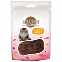 Araton - лакомства для кошек, мягкие полоски из утиного мяса, 50 г