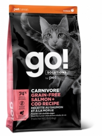 GO! CARNIVORE GF Salmon + Cod Recipe for Cats 42/16