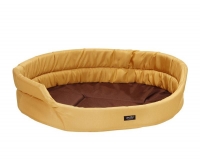 Лежак AMI Play овальной формы с подушкой размер S 46x37x13 см