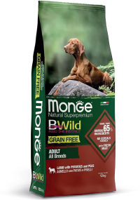 Monge Bwild Grain Free Adult All Breeds (Ягненок, картофель)