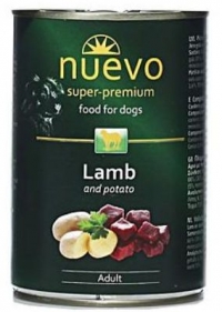 NUEVO консервы для взрослых собак с ягненком и картофелем.